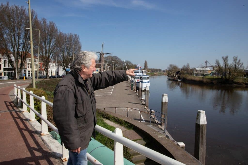 Foto van Hans du Pré bij de Hollandsche IJssel