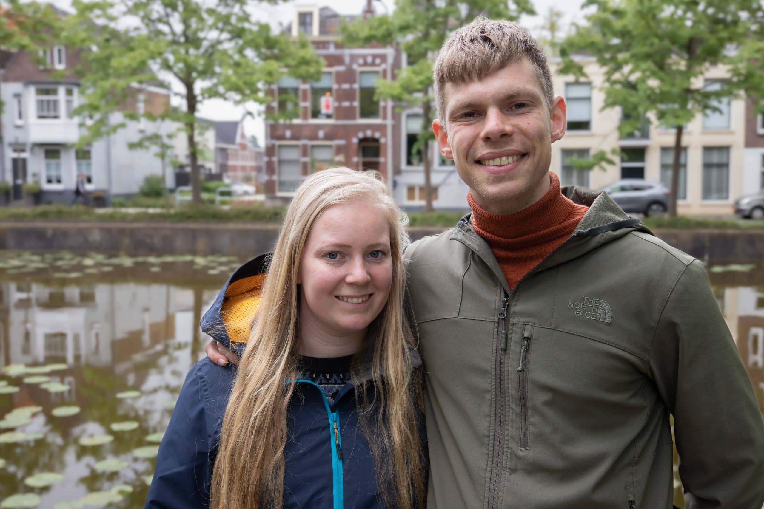 Foto van Susanna en Walter in Gouda.