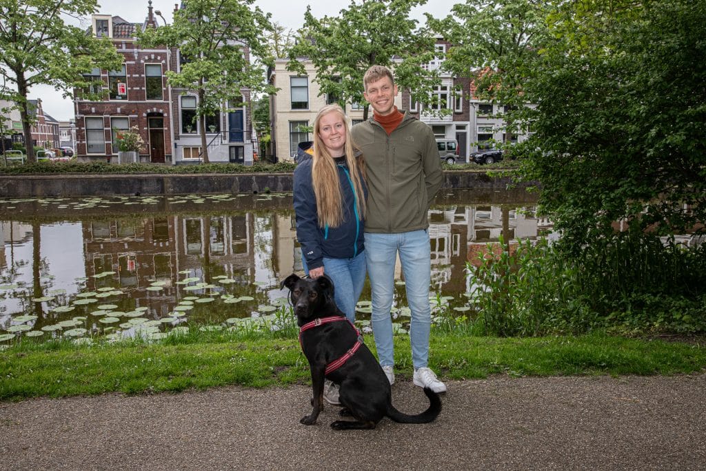 Foto van Susanna en Walter in Gouda.